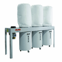 Raw air dust extractors